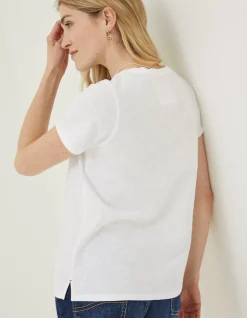 Women FatFace Tops & T-Shirts|Organic Cotton Maggie T-Shirt