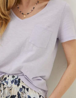 Women FatFace Tops & T-Shirts|Organic Cotton Maggie T-Shirt