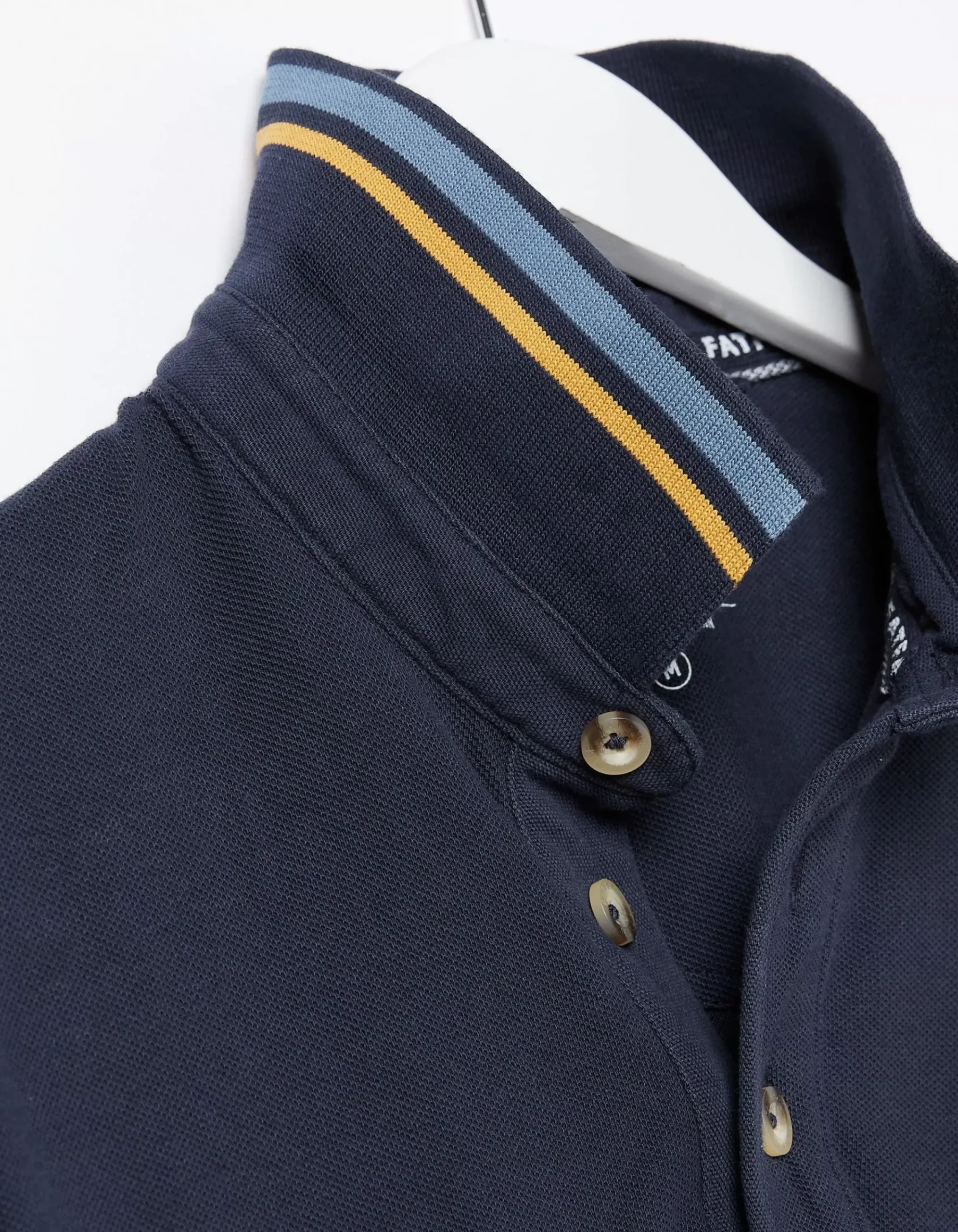 Men FatFace Polo Shirts|Organic Cotton Pique Polo