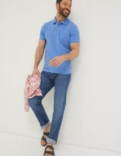 Men FatFace T-Shirts|Organic Cotton Pique Polo