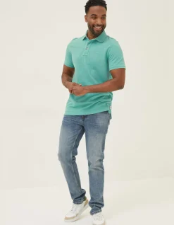 Men FatFace T-Shirts|Organic Cotton Pique Polo