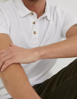 Men FatFace T-Shirts|Organic Cotton Pique Polo
