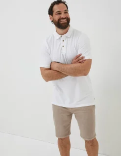Men FatFace T-Shirts|Organic Cotton Pique Polo