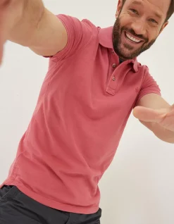 Men FatFace T-Shirts|Organic Cotton Pique Polo