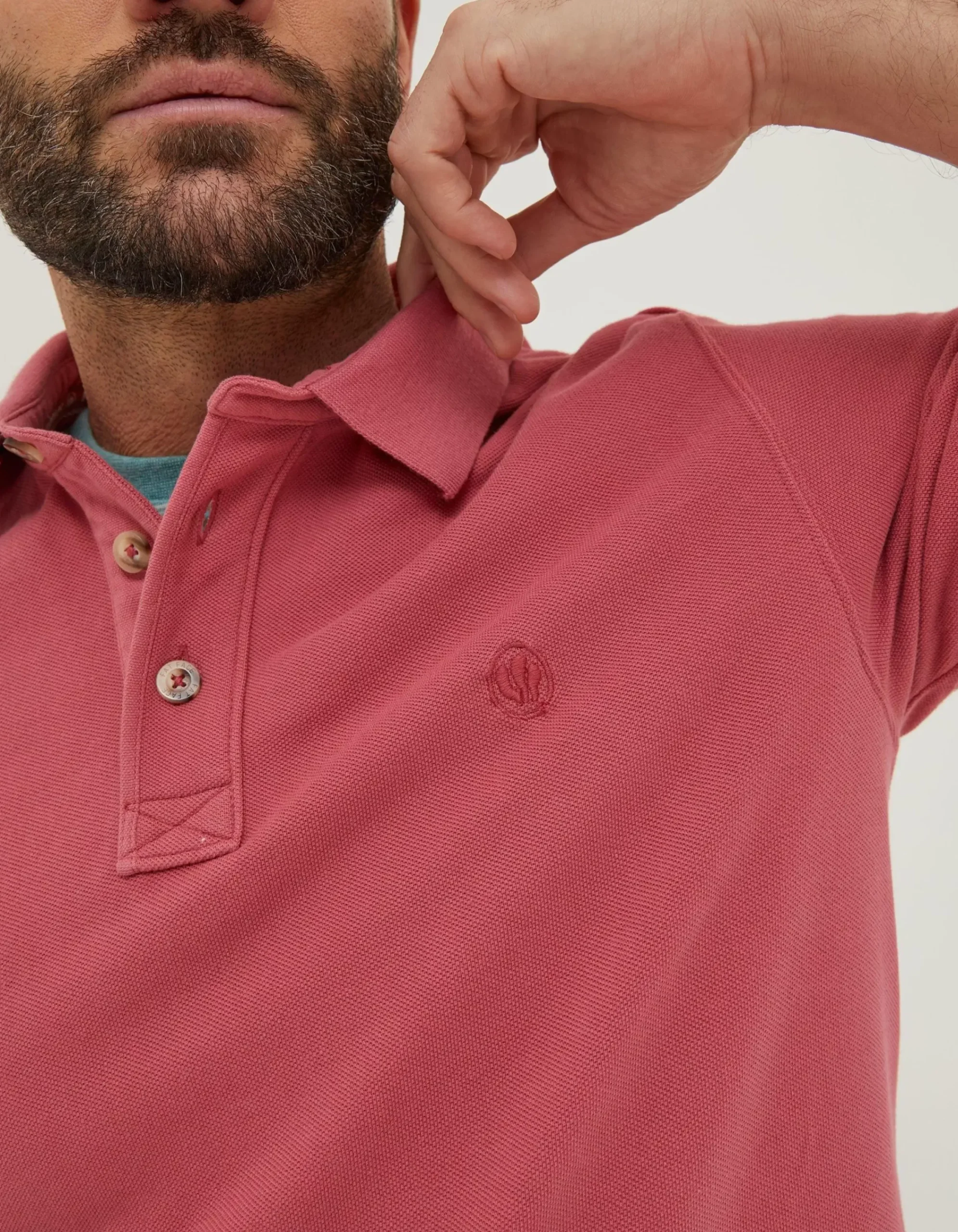 Men FatFace T-Shirts|Organic Cotton Pique Polo