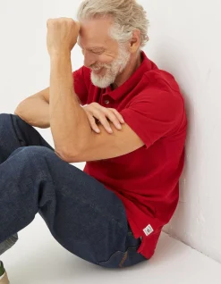 Men FatFace View All|Organic Cotton Pique Polo