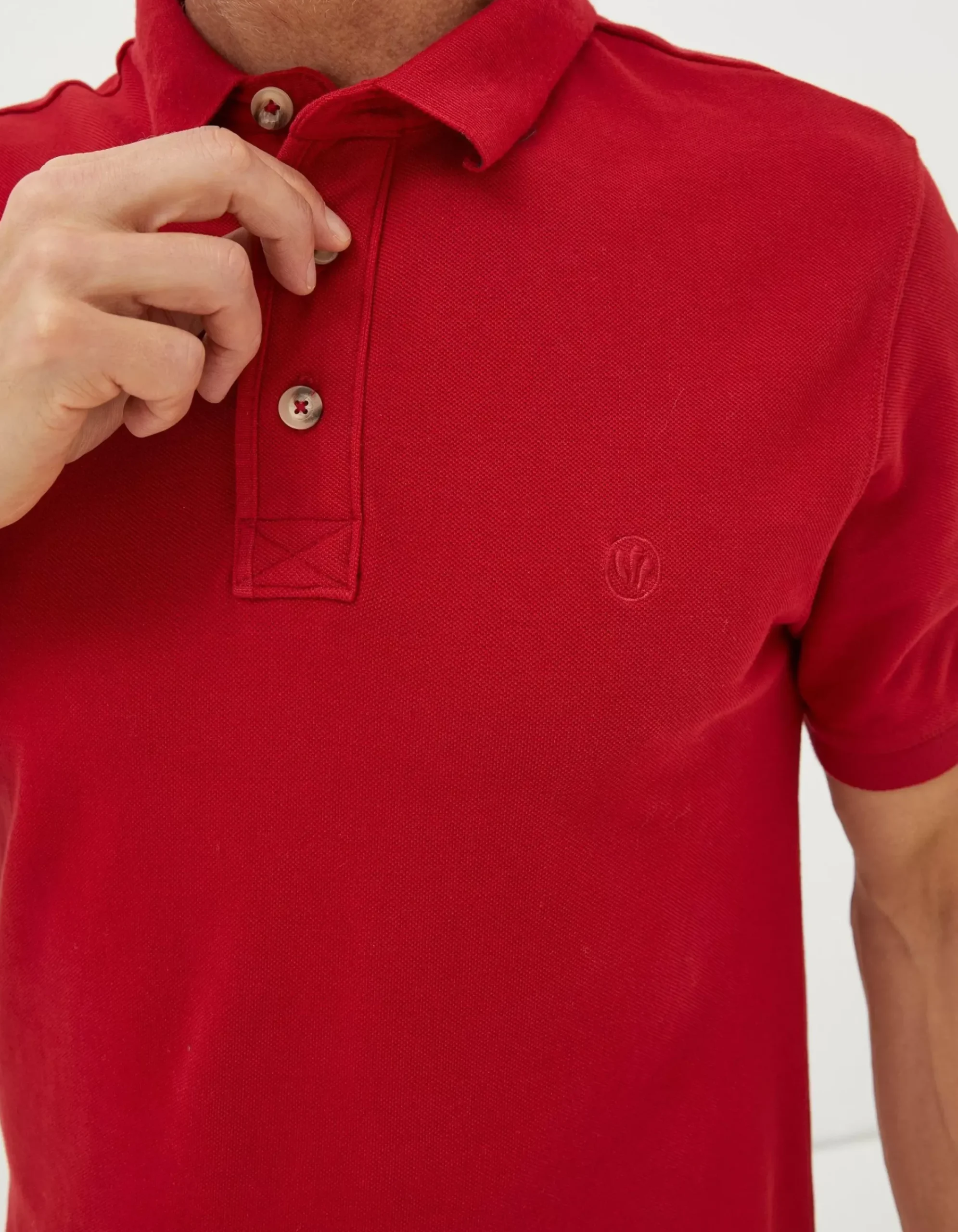 Men FatFace View All|Organic Cotton Pique Polo