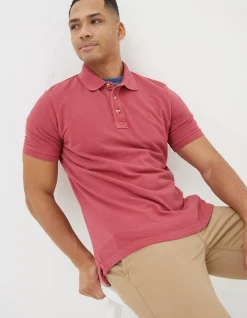 Men FatFace View All|Organic Cotton Pique Polo