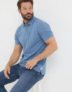 Men FatFace View All|Organic Cotton Pique Polo