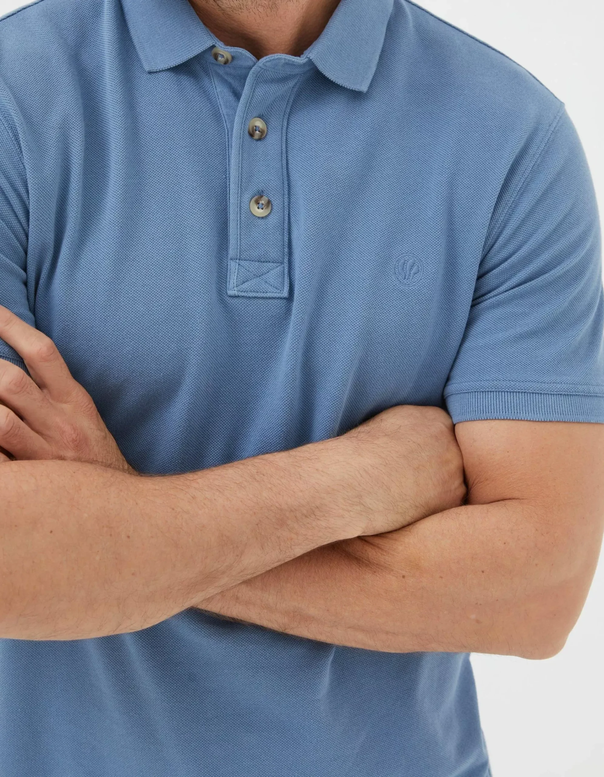 Men FatFace View All|Organic Cotton Pique Polo