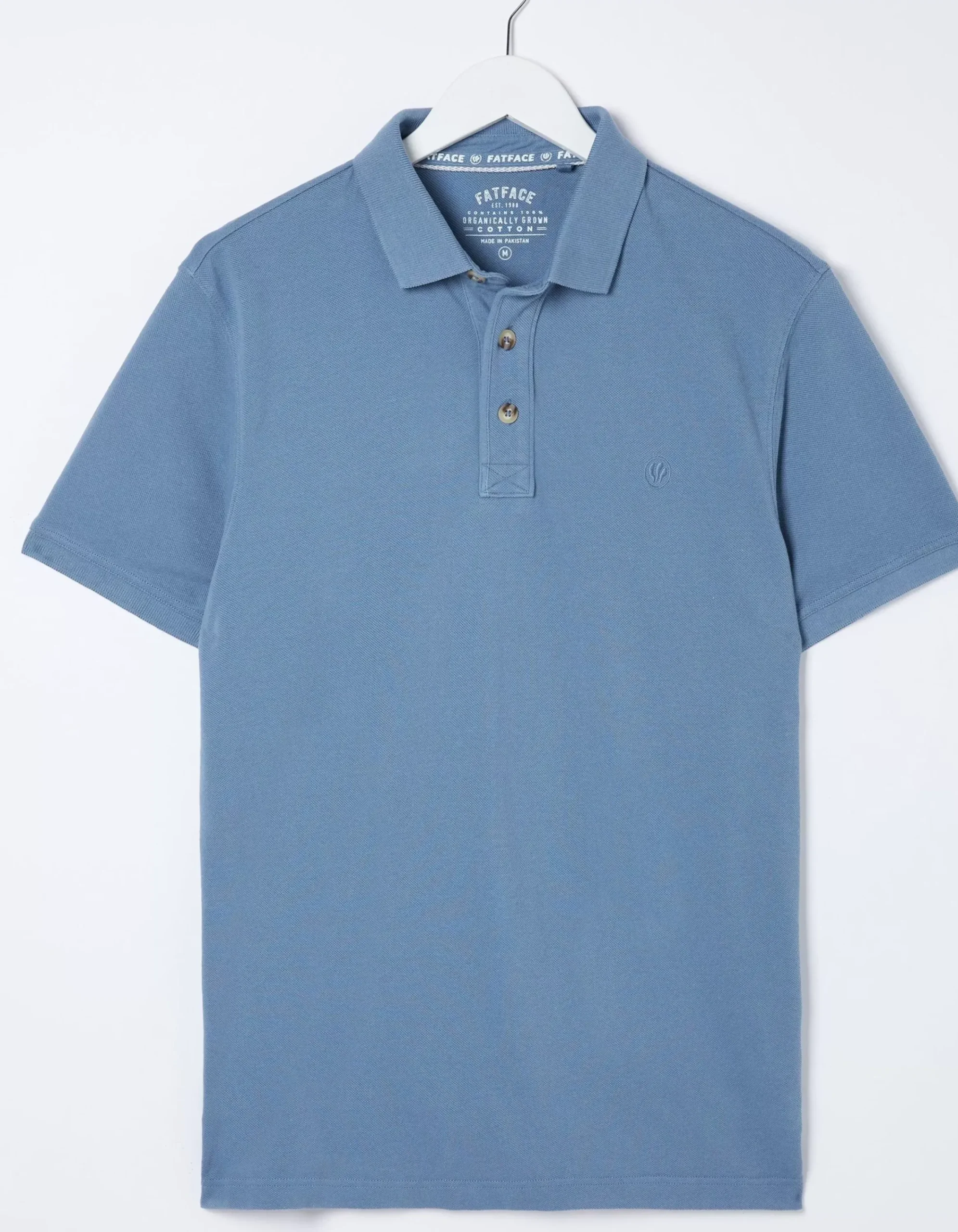 Men FatFace View All|Organic Cotton Pique Polo