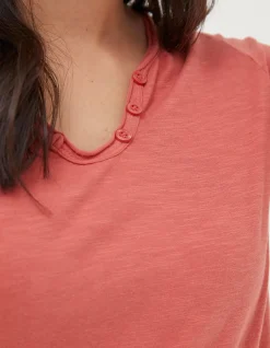 Women FatFace Tops & T-Shirts|Organic Cotton Porter T Shirt