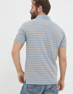 Men FatFace View All|Organic Cotton Stripe Polo