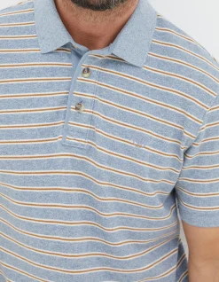 Men FatFace View All|Organic Cotton Stripe Polo