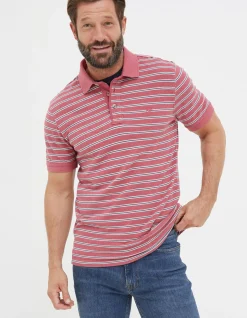 Men FatFace View All|Organic Cotton Stripe Polo