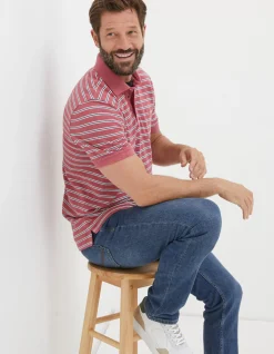 Men FatFace View All|Organic Cotton Stripe Polo