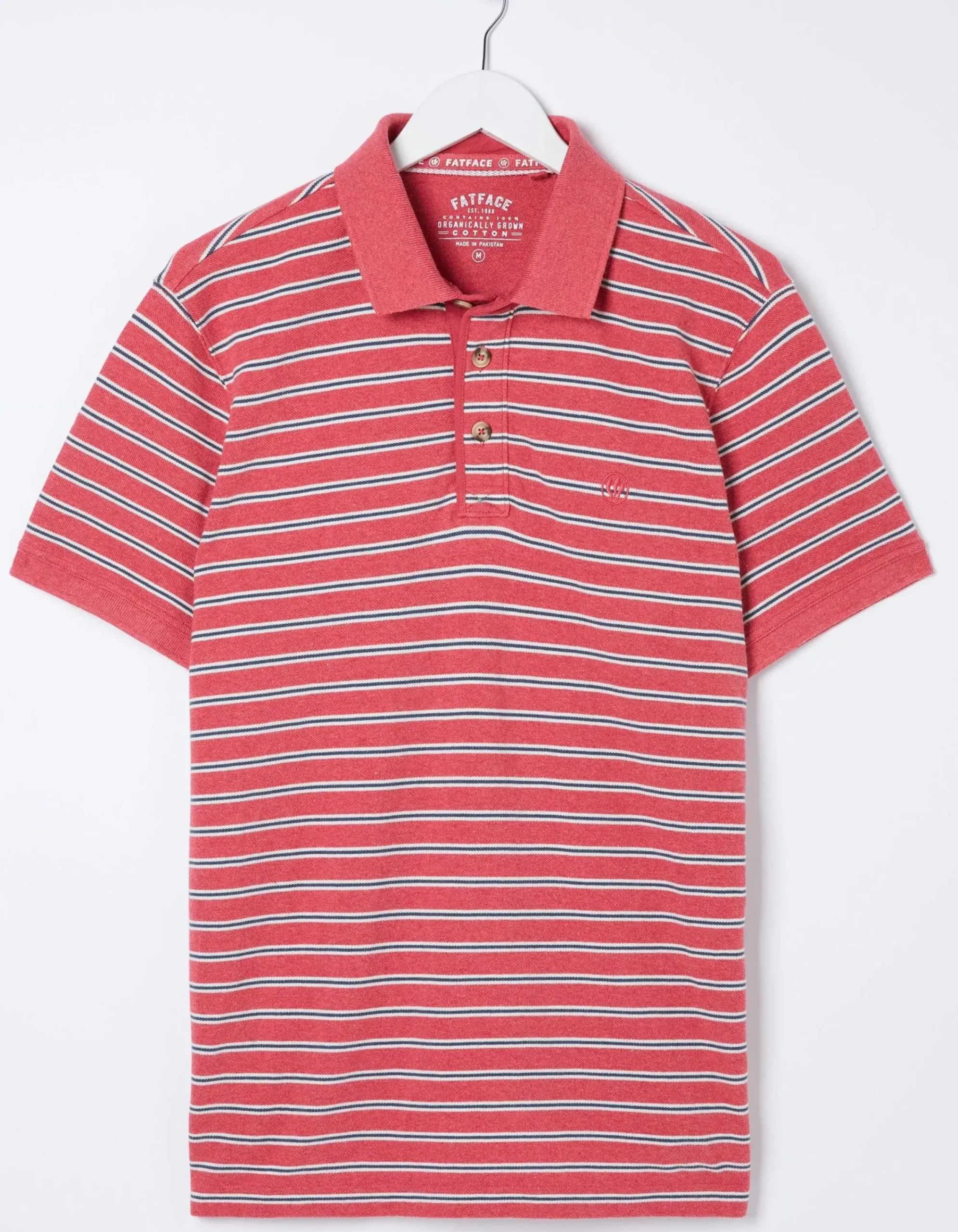 Men FatFace View All|Organic Cotton Stripe Polo