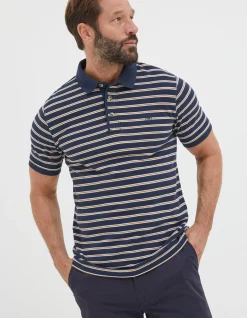 Men FatFace View All|Organic Cotton Stripe Polo