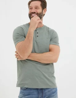 Men FatFace View All|Organic Cotton Woodside Slub Henley