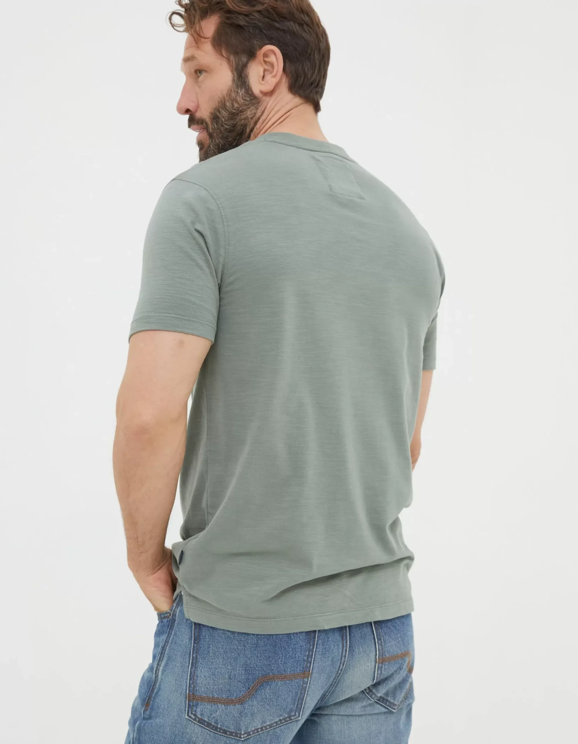 Men FatFace View All|Organic Cotton Woodside Slub Henley