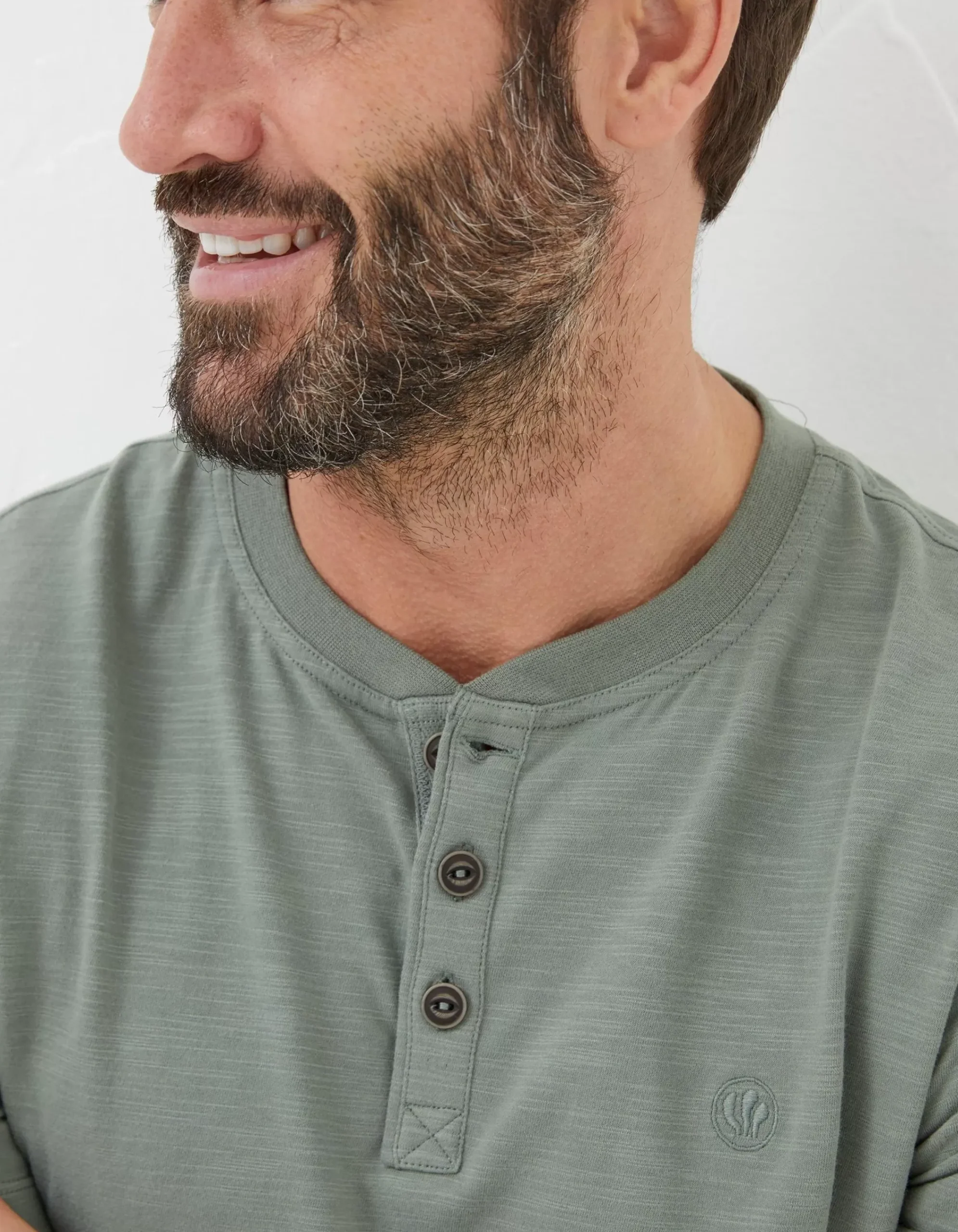 Men FatFace View All|Organic Cotton Woodside Slub Henley