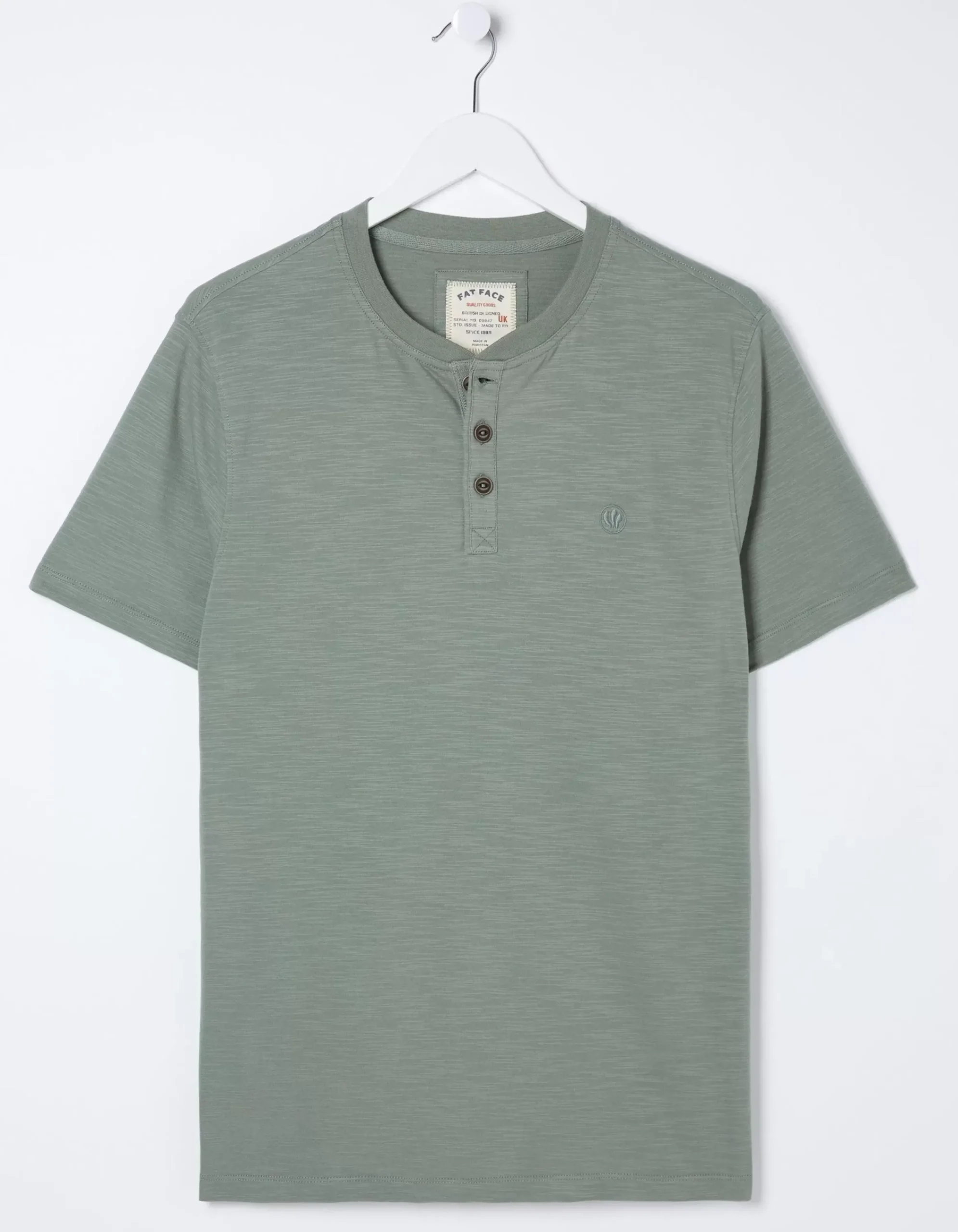 Men FatFace View All|Organic Cotton Woodside Slub Henley