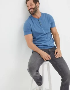 Men FatFace View All|Organic Cotton Woodside Slub Henley