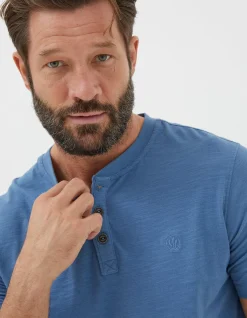 Men FatFace View All|Organic Cotton Woodside Slub Henley