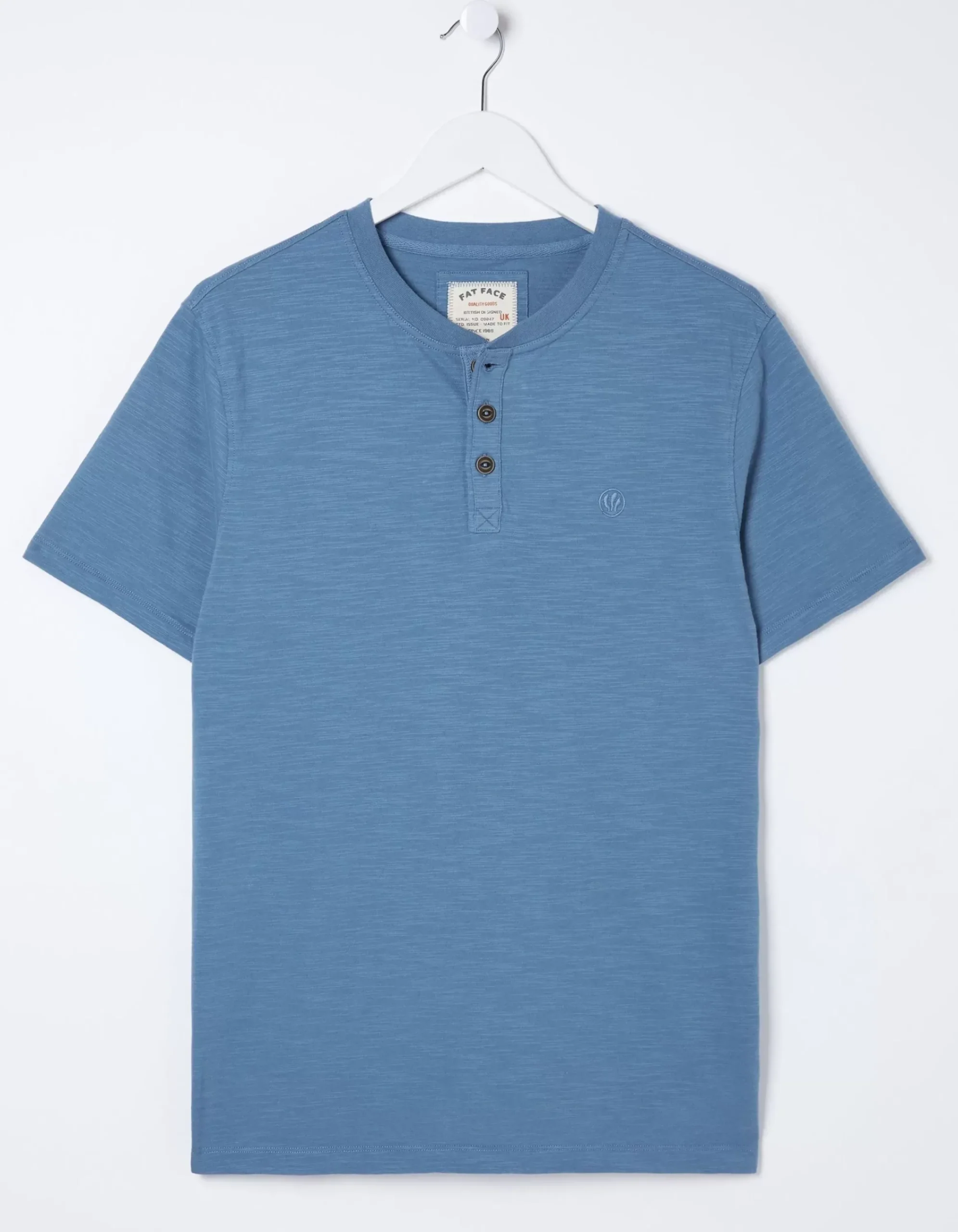 Men FatFace View All|Organic Cotton Woodside Slub Henley
