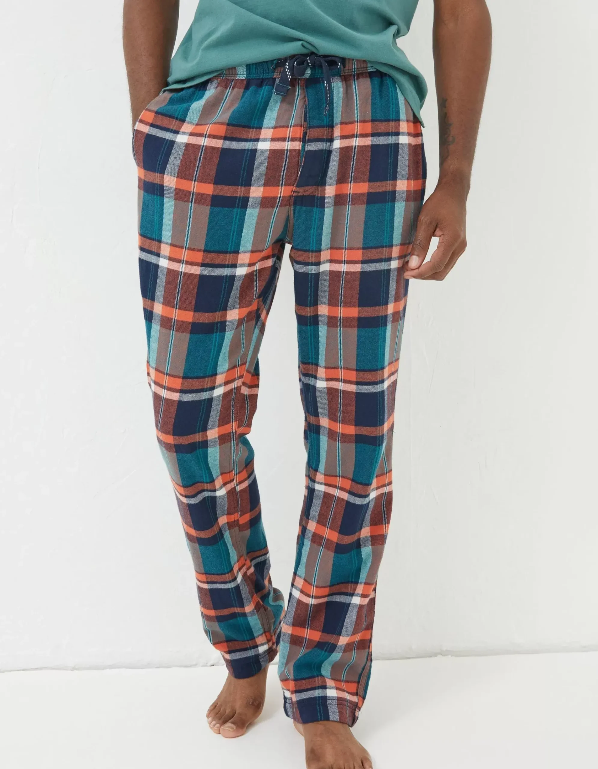 Men FatFace View All|Orkney Check Lightweight Pyjama Bottoms
