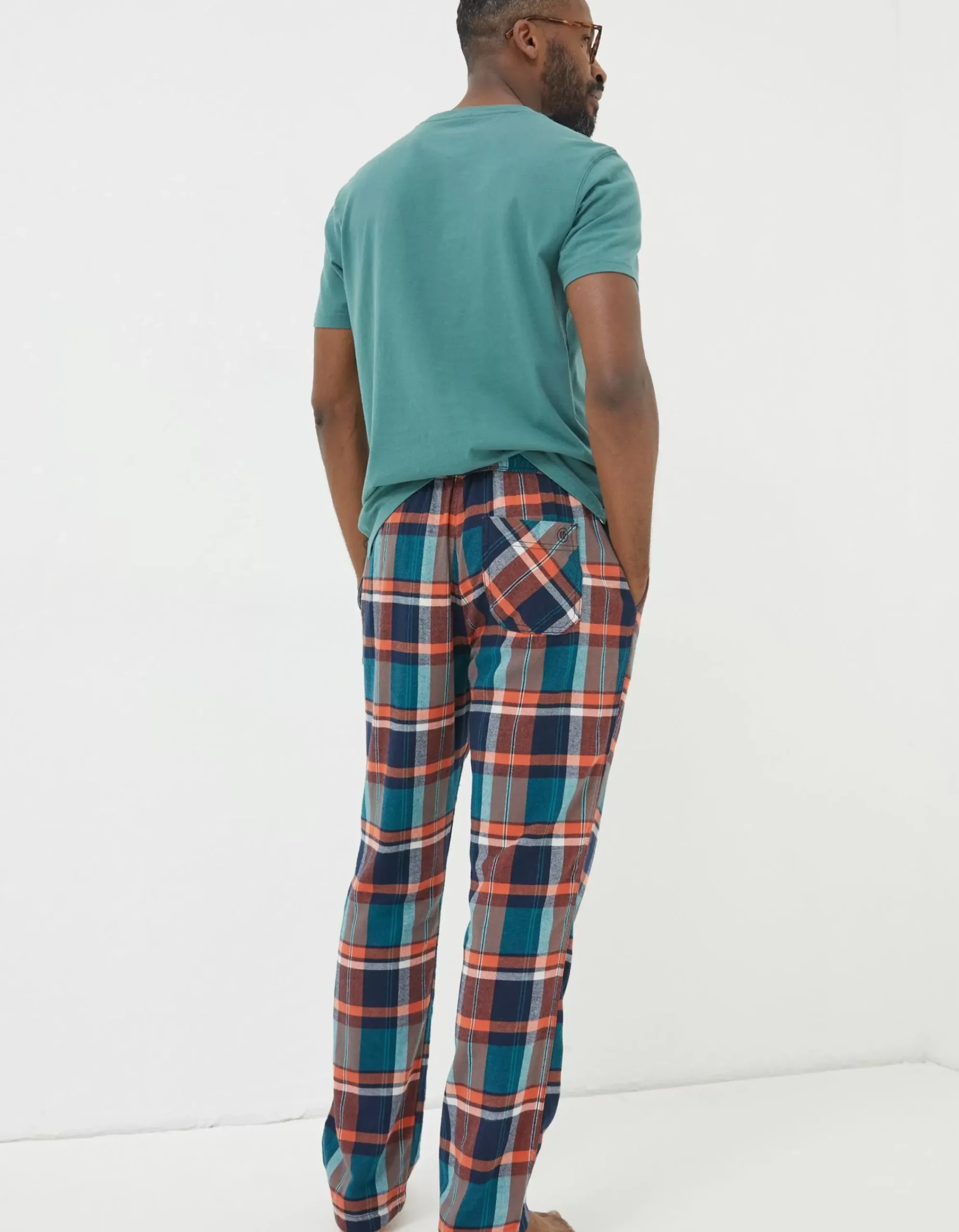 Men FatFace View All|Orkney Check Lightweight Pyjama Bottoms