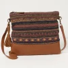 Women FatFace View All|Orla Woven Mix Crossbody Bag