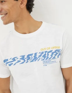 Men FatFace T-Shirts|Out Of Office T-Shirt