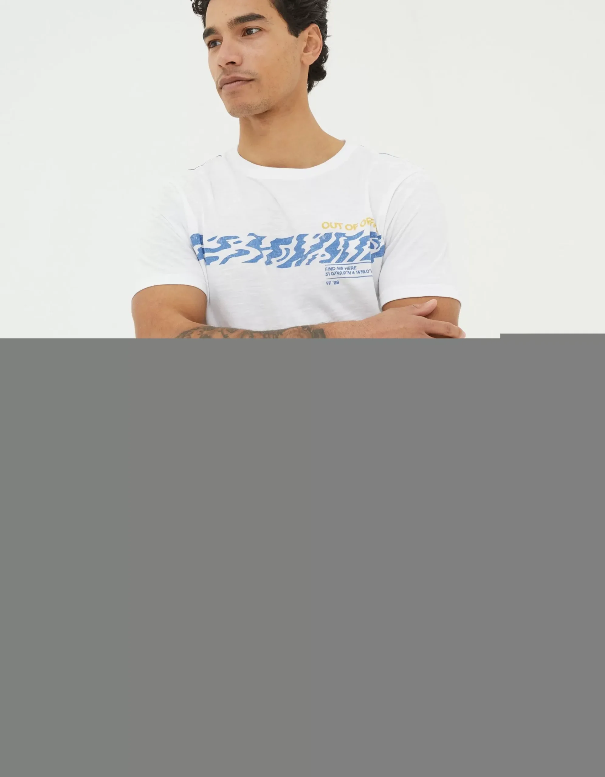 Men FatFace T-Shirts|Out Of Office T-Shirt