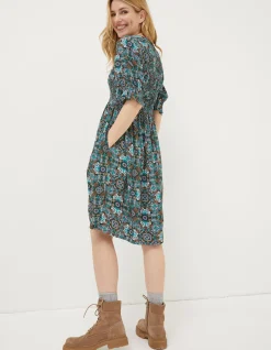 Women FatFace Dresses|Pacey Mirrored Floral Dress