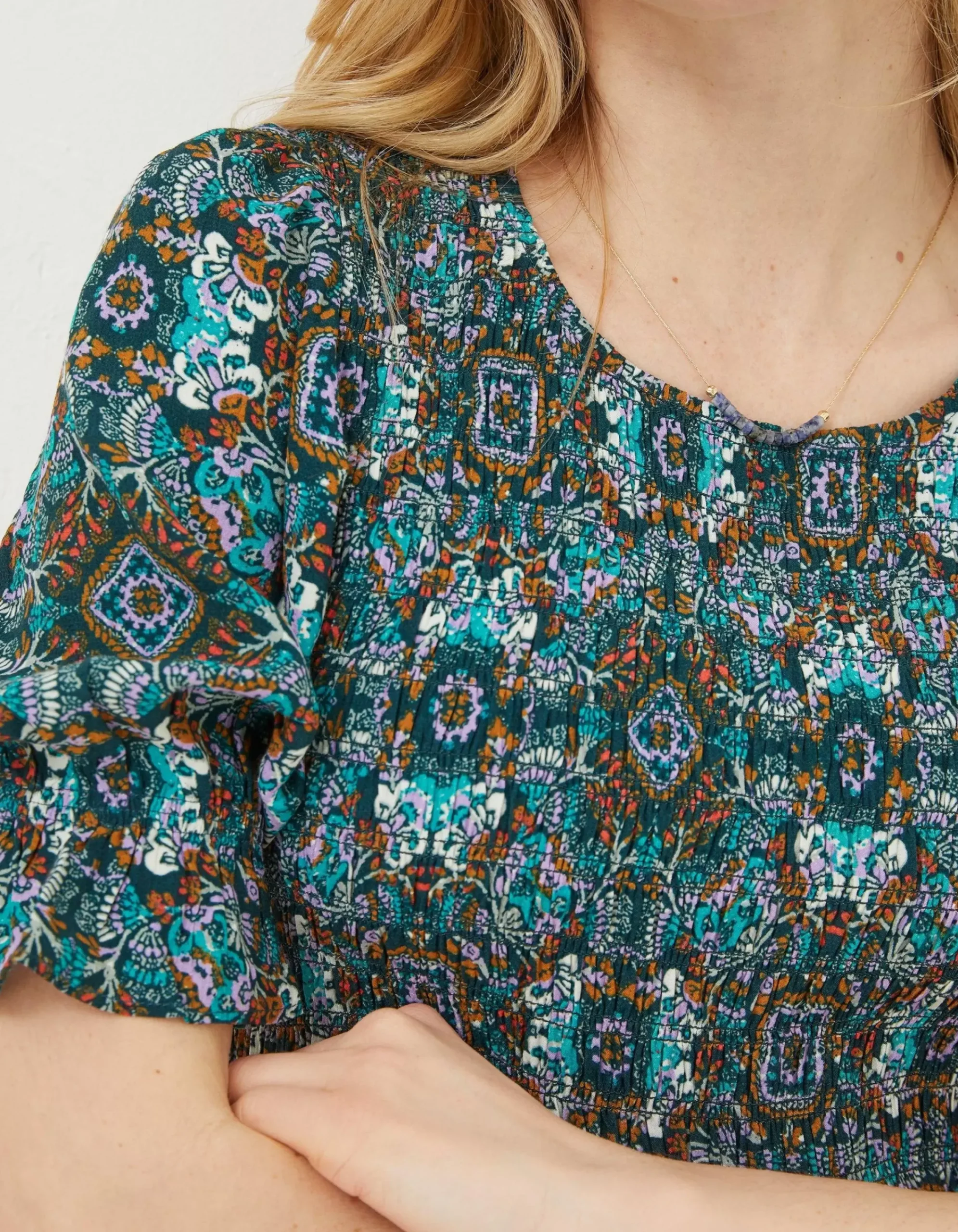 Women FatFace Dresses|Pacey Mirrored Floral Dress