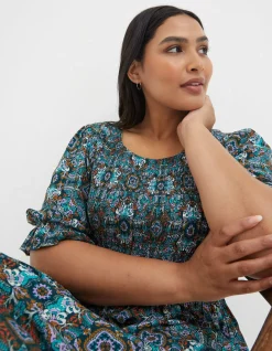 Women FatFace Dresses|Pacey Mirrored Floral Dress
