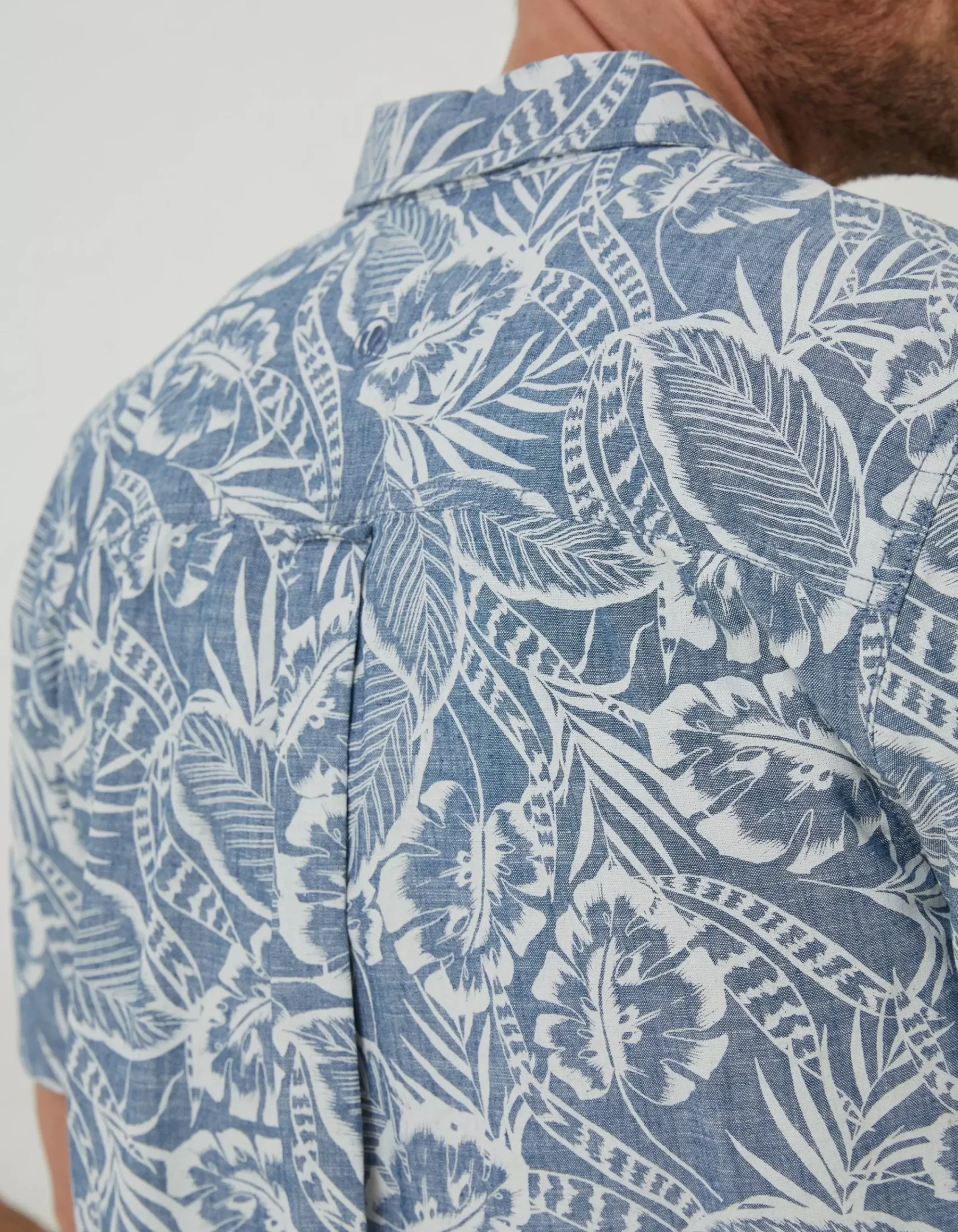 Men FatFace Shirts|Paddon Palm Print Shirt