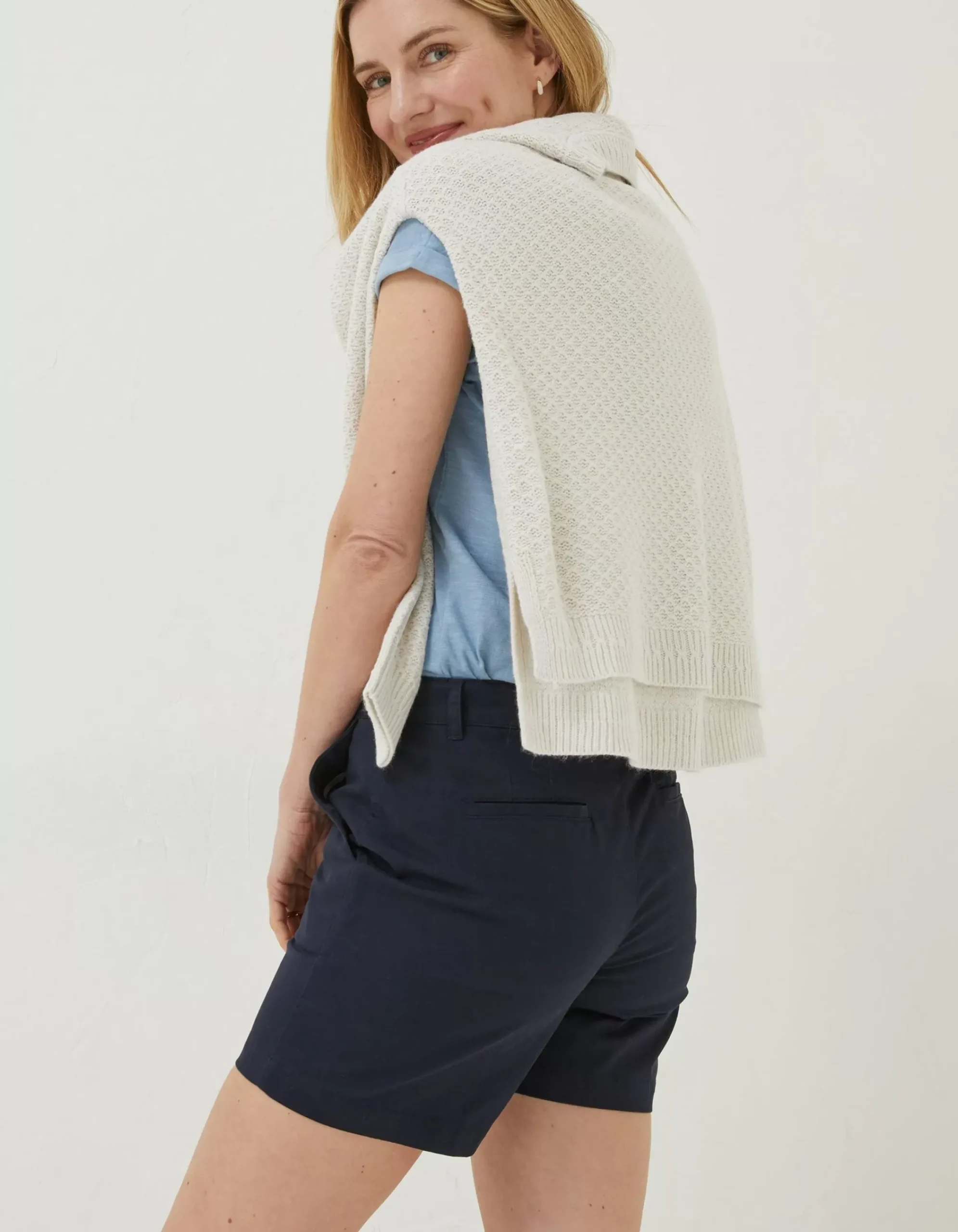Women FatFace Shorts|Padstow Chino Shorts