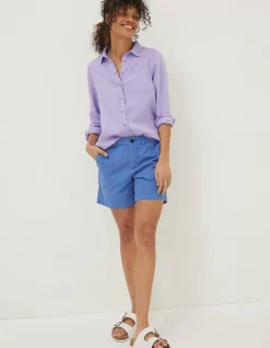 Women FatFace Shorts|Padstow Chino Shorts