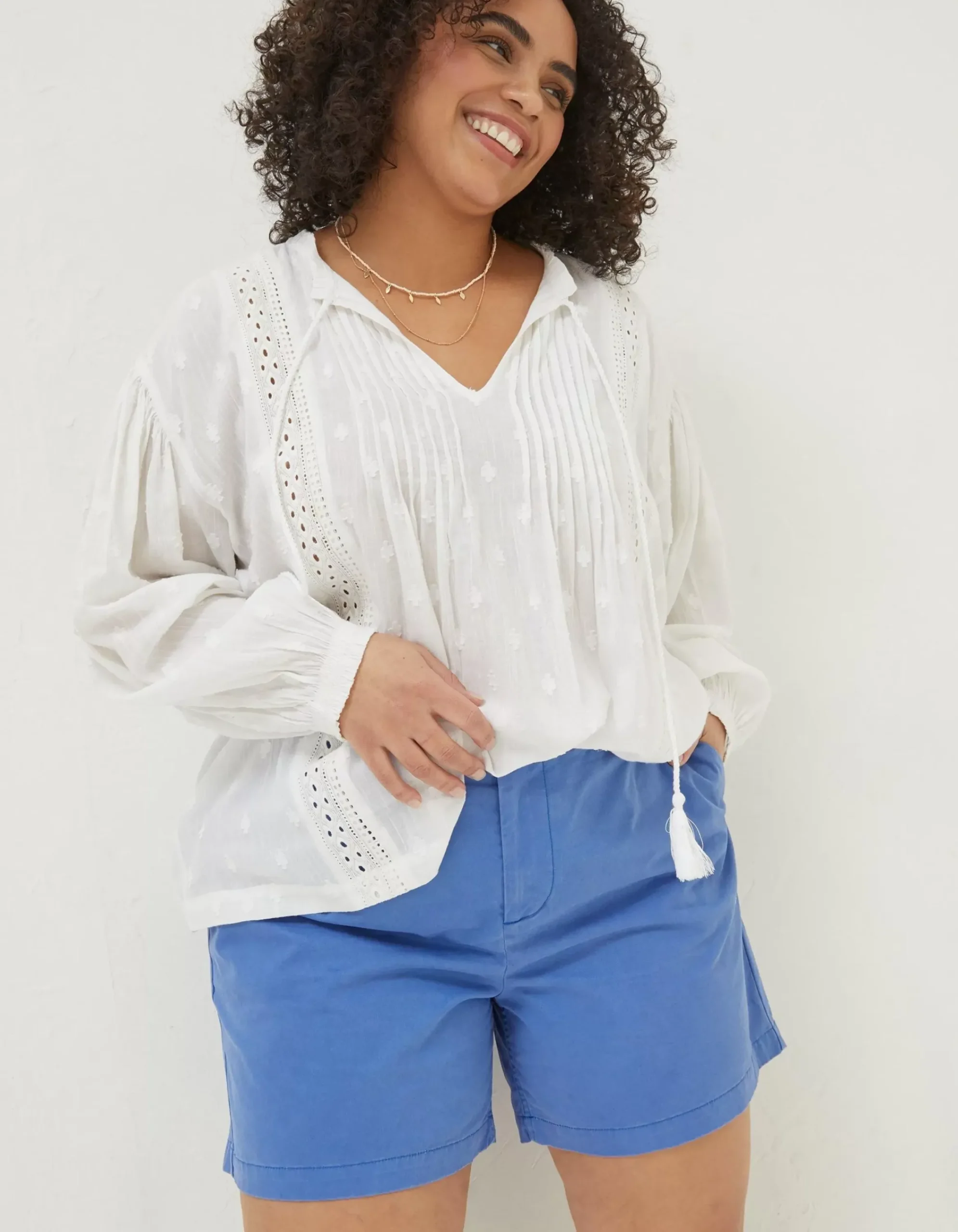 Women FatFace Shorts|Padstow Chino Shorts