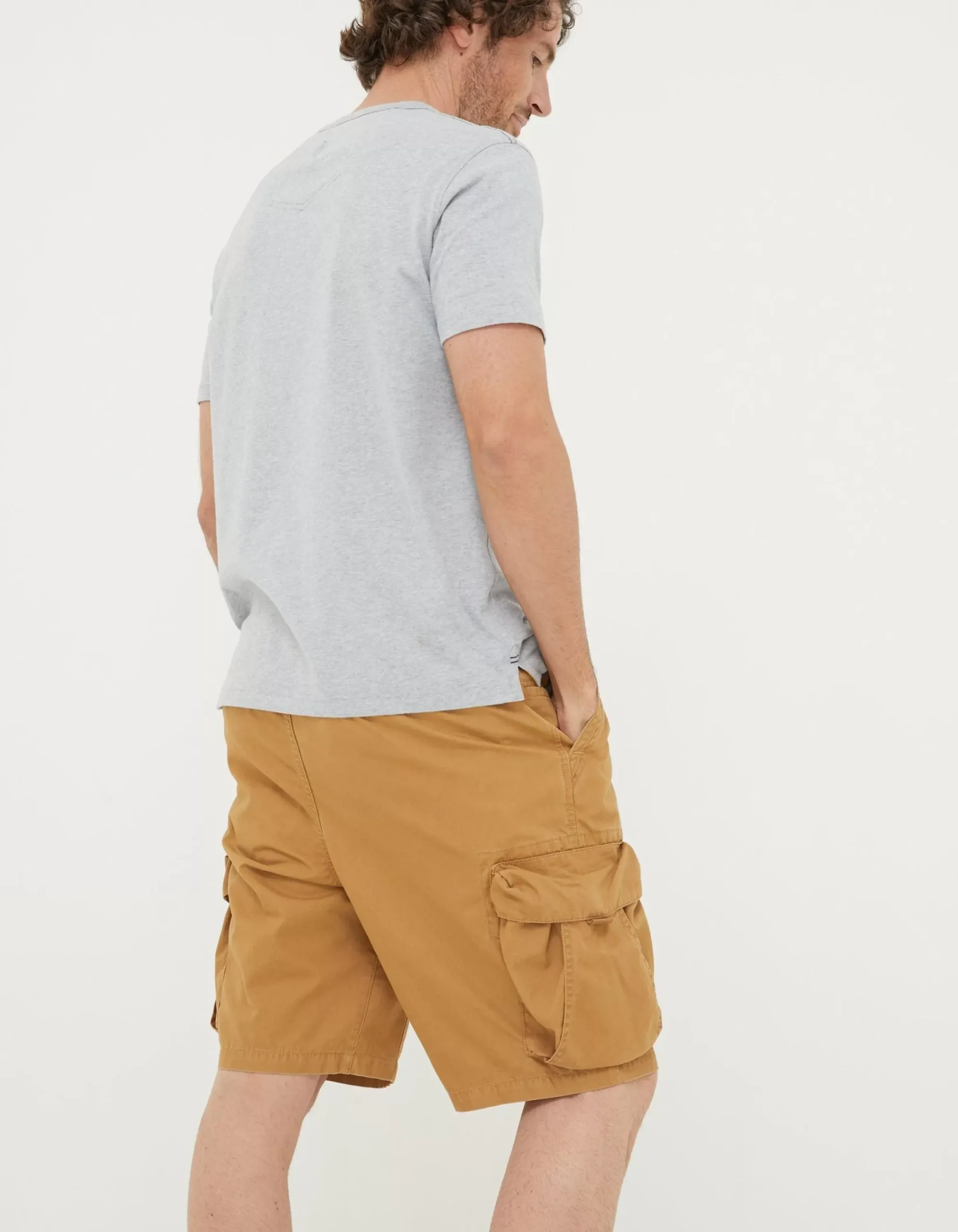 Men FatFace Shorts|Padstow Pull On Cargo Shorts