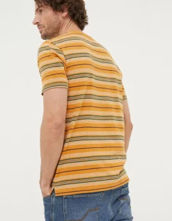 Men FatFace T-Shirts|Padstow Stripe T-Shirt