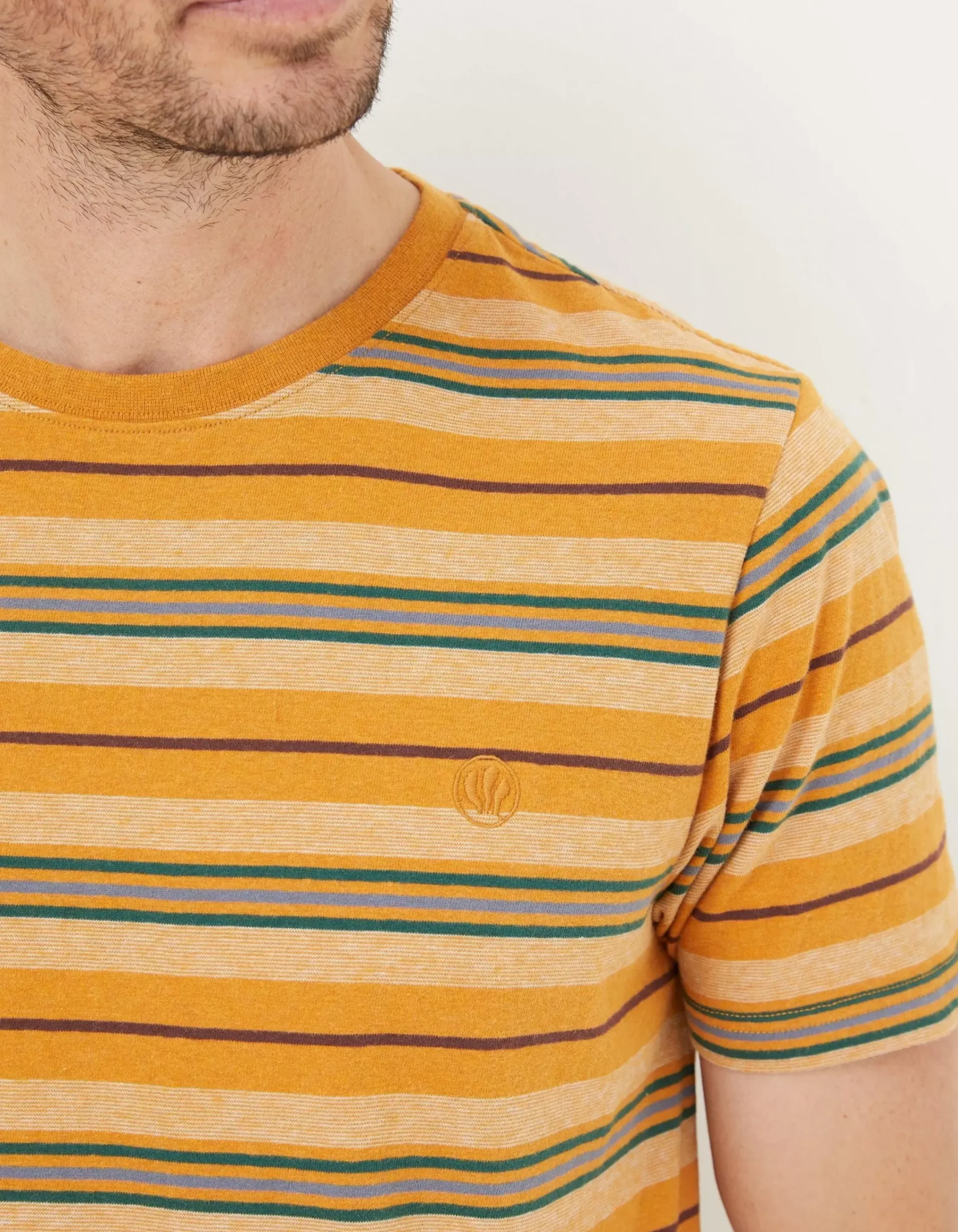 Men FatFace T-Shirts|Padstow Stripe T-Shirt