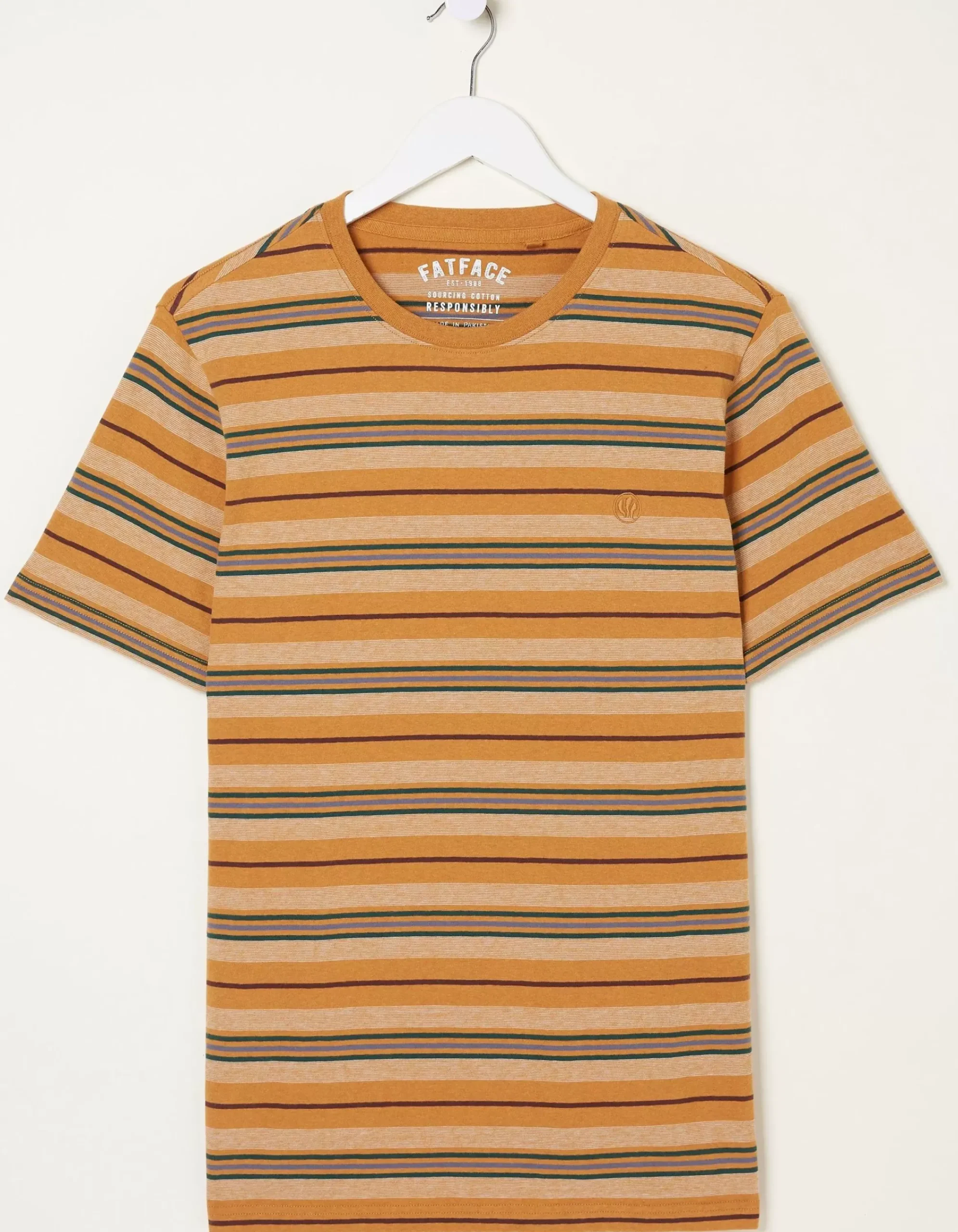Men FatFace T-Shirts|Padstow Stripe T-Shirt
