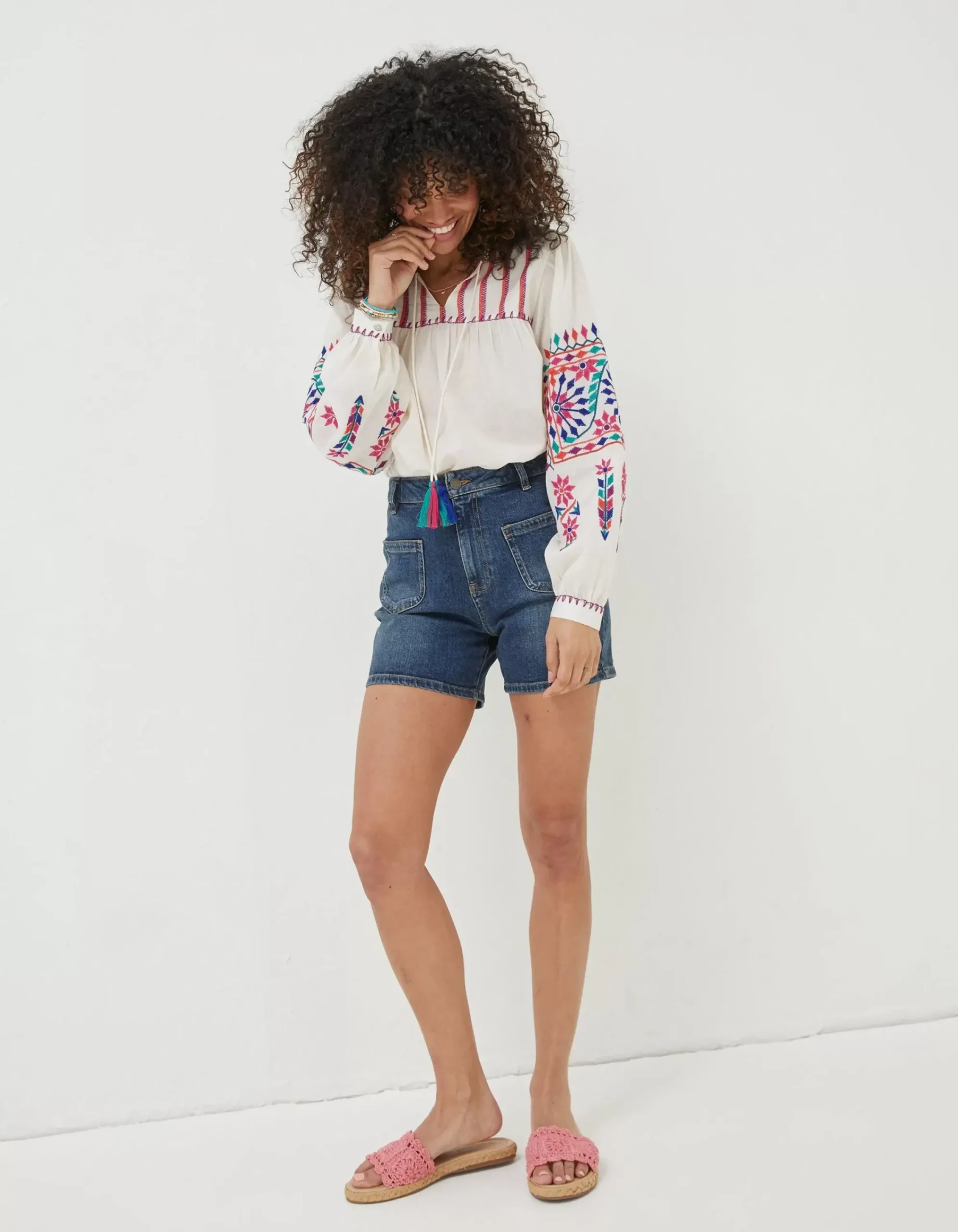 Women FatFace Shorts|Paige Denim Shorts