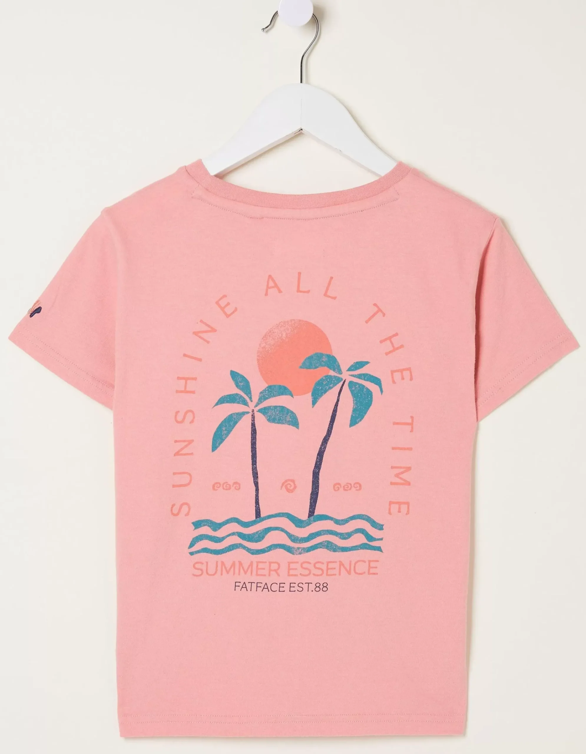 Girls FatFace Tops & T-Shirts|Palm Tree Mini Me T-Shirt