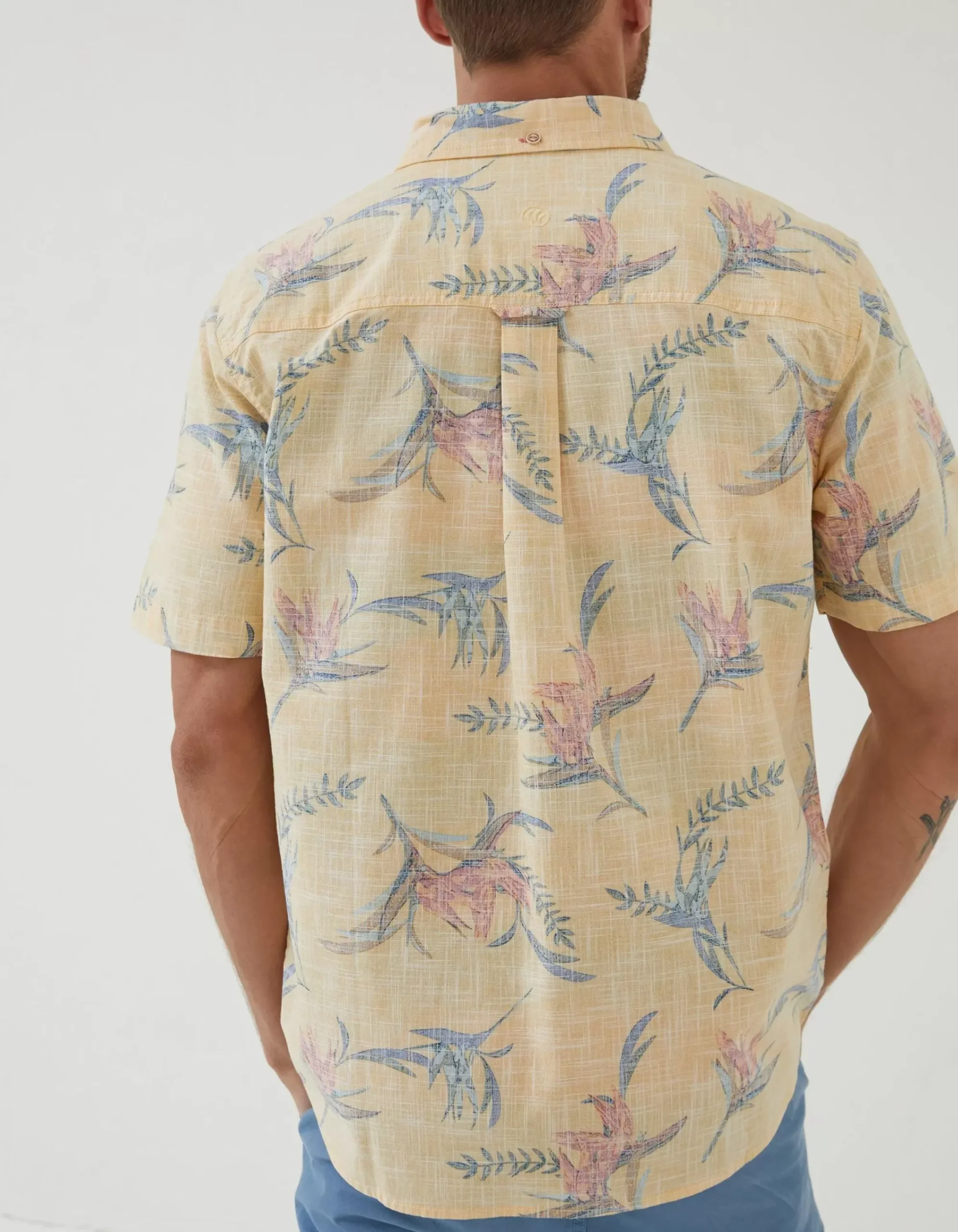 Men FatFace Shirts|Paradise Print Shirt
