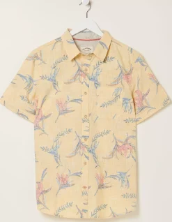Men FatFace Shirts|Paradise Print Shirt