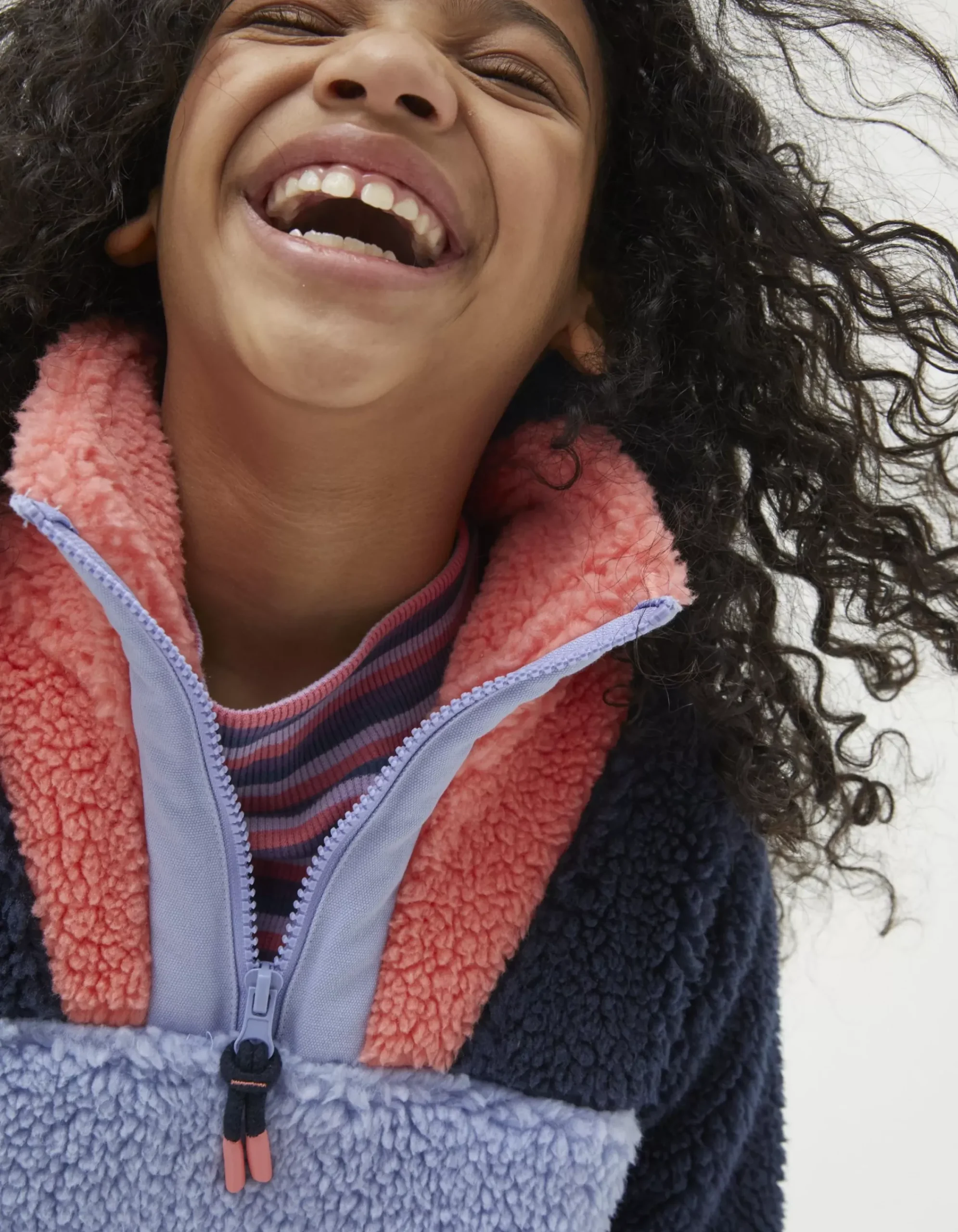 Girls FatFace View All|Parker Fleece Half Neck Sweatshirt